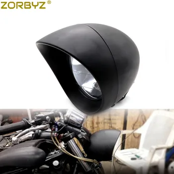 ZORBYZ Черна мотоциклетът на прожекторите 6,5