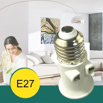 Адаптер за лампи LMC E27, на База на Притежателя лампи, Конвертиране на контакти С ЕС-приставка адаптер AC100-240V 4A За осветителни Тела, E27 Изход Douille, E27 Притежателя Лампи