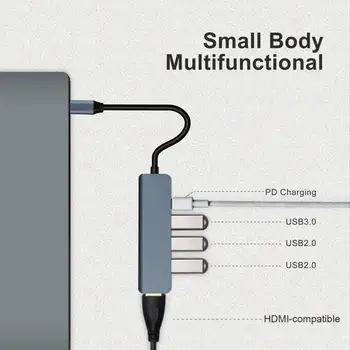 Адаптер за пренос на данни, съвместим с USB-C-възел Type-C HDMI за iPad Pro