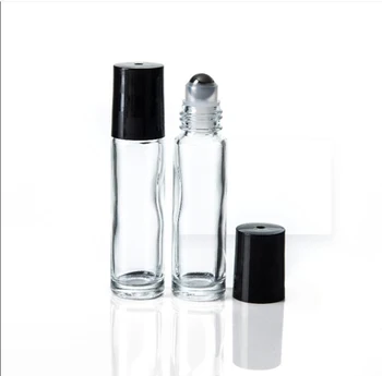 Безплатна доставка-24 бр. x 10 ml стъклени флакони за суроватка, контейнер за дезодорант, 10-кубовая роликовая бутилка за етерични масла, парфюми
