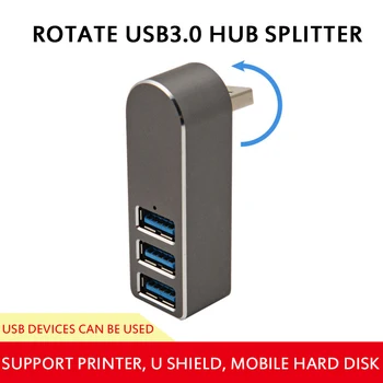 в 1 USB 3.0 Концентратор, USB Сплитер За Лаптоп Адаптер PC Компютър с USB кабел за зареждане Hub Лаптоп Сплитер За Dell HP Аксесоари