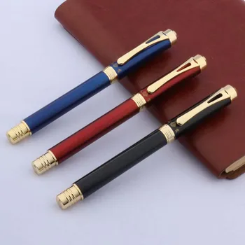висококачествен мрамор каллиграфическая писалка с мастило матово син цвят, канцеларски материали, ученически пособия за писане, новост