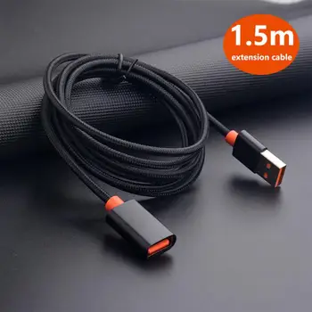 високоскоростен удлинительный кабел 1,5 м, горещ удлинительный кабел Usb 3.0, аксесоари за кабели, Usb-удлинительный кабел, с висока скорост на нова
