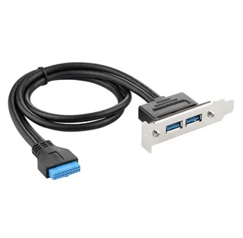 Високоскоростна карта за разширяване на USB3.0 PCI, удлинительный кабел, 20-пинов интерфейс, жично дефлектор, слот за карта, такса полувысокого качество