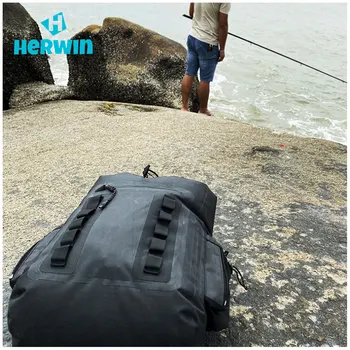 Водоустойчива раница за плуване на открито обем 30 литра, торба за сухо риболовни принадлежности, походный багажа за каране на лодка, каране на сърф, каране на каяк X899