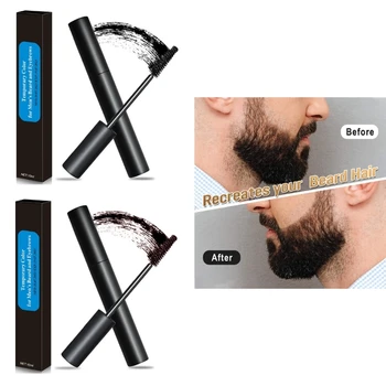 Временна цвят на брадата и веждите за мъже Бързосъхнеща четка Водоустойчива устойчива