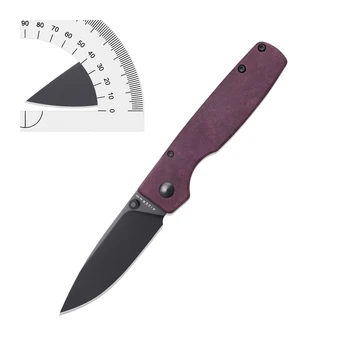 Джобен ЕРП-нож Kizer V3605C3/V3605C4 Оригинален 2022 Нов Richlite/Алуминиева Дръжка със Стоманена Острие 154 см Сгъваем Нож