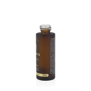 Екологичният стъклен флакон-спрей, бамбук флакон с плосък рамо, амбър флакон за пръскане на етерични масла, парфюм за пътуване