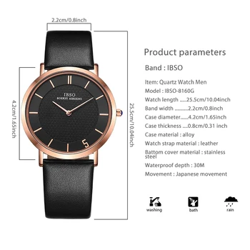 Елегантни кварцови часовници, мъжки водоустойчиви висококачествени кожени ръчни часовници голяма марка за момчета, луксозни ръчни часовници за мъже, подаръци