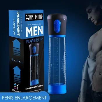 Електрическа вакуум помпа за уголемяване на пениса, мъжки увеличава ръкав, удължител, помпа за уголемяване на пениса, секс играчка в секс инструмент за възрастни за мъже