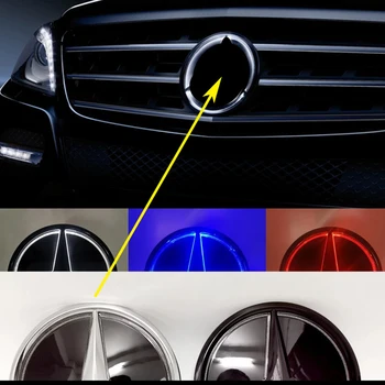 Емблемата на Предния Огледала на Автомобила Led Лампа За Mercedes Benz E A B R C Class CLA250 CLA260 W218 CLS300 CLS350 CLS550 W251 R300 R320 R350