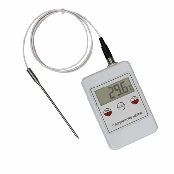 Завод за директни продажби на ръчно точност термодвойка цифров дисплей термометър smart PT100 термичните съпротива пружинен тел