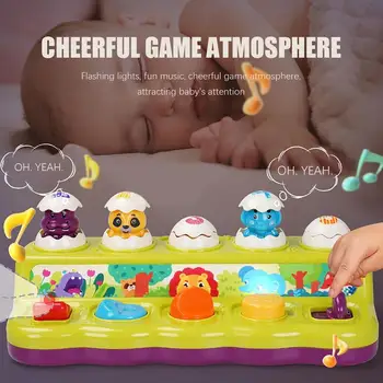 Играчка за деца Причинно-следствена играчки с музикален звук, причинно-следствена Монтесори играчки за ранно развитие
