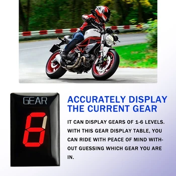 Индикатор за скорост на мотоциклет, индикатор за предаване за Ducati Monster 696 821 796 1200 Scrambler 800 Суперспорт 937