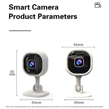 Интелигентна камера за сигурност 1080P Безжична камера следи бебето HD Cam мини IP камера за наблюдение с откриването на движението за дома