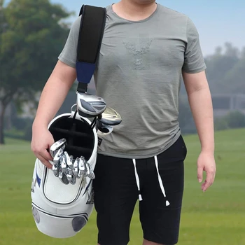 Каишка за чанти за голф, регулируеми колани с една подплата, универсален колан за раница за голф, за подмяна на метални куки, презрамка N58B