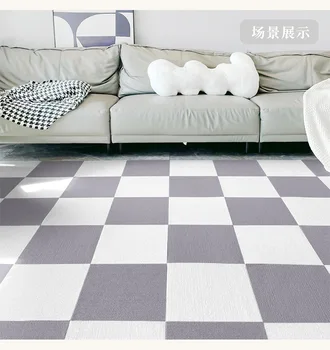 квадратен подложка за пода без лепило 10 пиксела, детско прикроватное одеяло, проста спалня, килим за хола 30х30 см, килими, изработка на килими