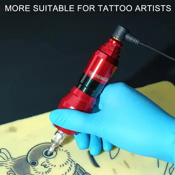 Комплект за татуировки Wormhole, определени за ротационен татуировка-пишеща машина; комплект за пистолет за татуировки, игли за касети, мастила за татуировки за начинаещи и художници