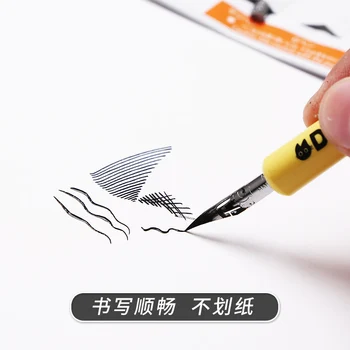 КОМПЛЕКТ накрайници за премахване на слънчева светлина от Япония 3 бр./серия на Zebra Комикси D Tib Dip Pen Tib Набор от накрайници