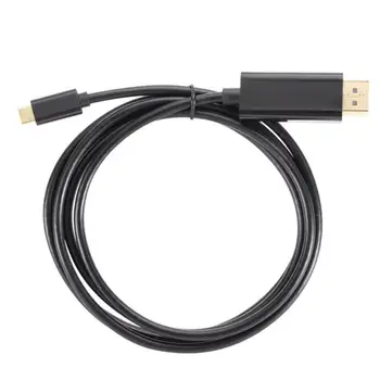 Лек, Издръжлив Конвертор на кабела 1,8 М 4K USB 3.1 Type-C ДП Компактен Конвертор USB-C 4K за Лаптоп