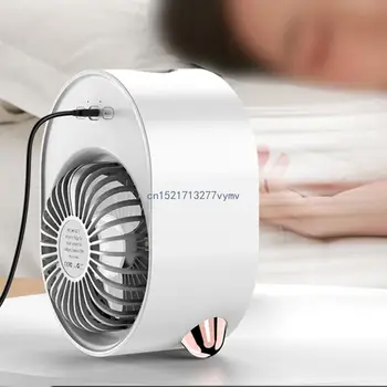 Личен охладител на въздуха Вентилатор за охлаждане на въздуха 3 в 1 с нощно осветление за пречистване на въздуха, овлажнител на въздуха, охлаждащ вентилатор, акумулаторна батерия