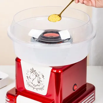 Машина за производство на захарен памук Детска домакински мини креативна необичайна търговски полноавтоматическая машина за производство на оцветени захари
