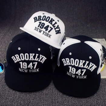 Мода от 1947 г., бейзболна шапка в бруклинском стил, бейзболни шапки с добро качество, бейзболна шапка в стила на Ню Йорк в стил хип-хоп