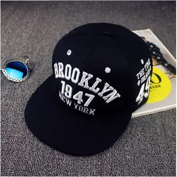 Мода от 1947 г., бейзболна шапка в бруклинском стил, бейзболни шапки с добро качество, бейзболна шапка в стила на Ню Йорк в стил хип-хоп