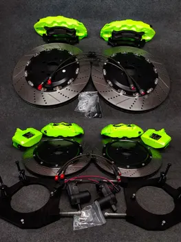 Модифицирани Предни Спирачни Комплекти GT6 Луминесцентно Зелено Задни GT4 Електрическа Ръчна Спирачка Двоен Челюсти Диск Ротор за Toyota Camry