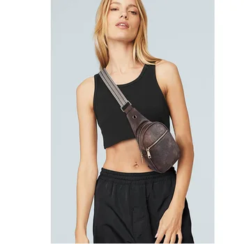 Модни минималистичная ежедневна чанта през рамо, текстура, изкуствена кожа, дамски многофункционална чанта с джоб