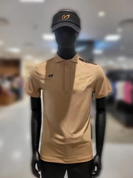 Мъжки бързосъхнеща тениска за голф с къс ръкав 2023, лятна нова риза за голф, ПОЛО риза, риза