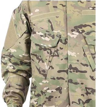 Мъжки униформи, Тактически, Облекло, Бойна Риза, Камуфлаж, Армейски Милитар, Войници на специалните сили на сащ, Палта + Комплект Панталон, Макси XS-2XL