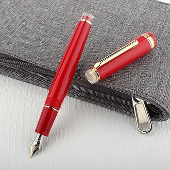 Нов Jinhao 82, цветна писалка, акрилни мастило, писалка, спин, златен, елегантен, бизнес, офис, ученически пособия, писалка за писане
