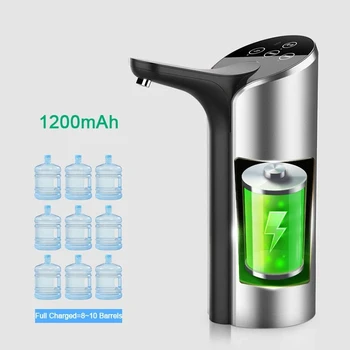 Нов интелигентен автоматичен безжичен вода опаковка, висококачествен USB акумулаторна галлоновый водна помпа, преносима бутилка за пиене Switc