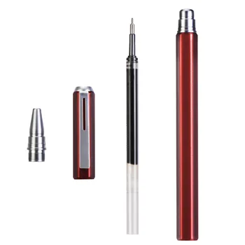 Нова оригинална 1 бр. гел писалка Pentel 0,5 мм BLN665 с метален игольчатым фитил, офис химикалка за подпис, студентски разглеждането дръжка с быстросохнущей водна дръжка