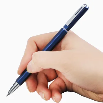 Нова оригинална 1 бр. гел писалка Pentel 0,5 мм BLN665 с метален игольчатым фитил, офис химикалка за подпис, студентски разглеждането дръжка с быстросохнущей водна дръжка