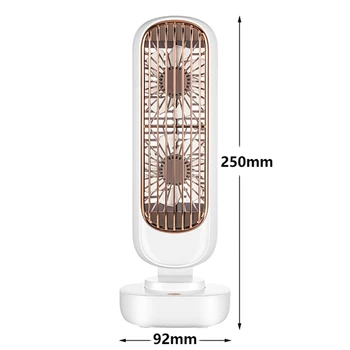 Нова Поставка Mini USB Fan Акумулаторна Кула Настолен Вентилатор Type-C Преносим Настолен Охладител на Въздуха За Домашно Обучение на Къмпинг