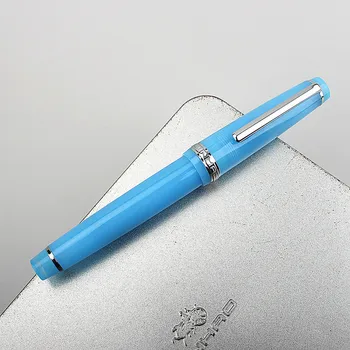 Новата писалка серия Jinhao 82, акрилни перо, канцеларски материали, ученически принадлежности, бизнес мастило химикалки за писане, сребрист скоба, синьо