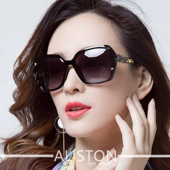 Нови слънчеви очила, дамски слънчеви очила с голям диамантен пръстен, корейската версия, модерен слънцезащитен крем INS червен цвят