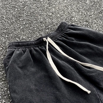 Нови улични издържат выстиранные драповые свободни спортни панталони Мъжки дамски панталони выстиранные панталони хип-хоп обикновена панталони