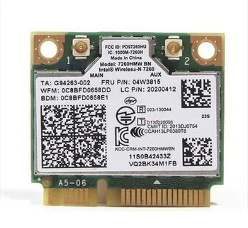 Новост За Intel Wireless-N 7260 7260HMW 7260BN Половина на Mini PCI-E Wifi Bluetooth 4.0 Карта За IBM Lenovo Y410 Y510 U330 U430 04W3815