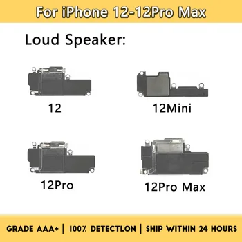Оригинален долен говорител за iPhone 12 Mini 12 Pro Max 12 високоговорителя за телефон със силен звук, сигнал, гъвкав кабел, резервни части