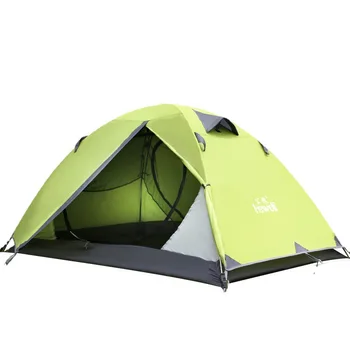 Палатка Улични принадлежности за къмпинг, за двама Професионална туризъм алпинизъм палатка за пикник Обзавеждане за предотвратяване на силни дъждове