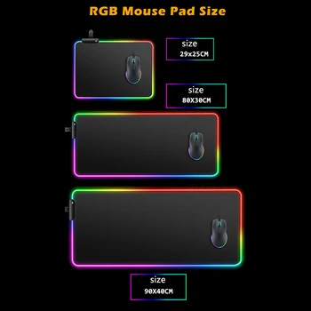 Подложка за мишка с ягоди мляко RGB, аксесоари за игри Kawaii, подложка за мишка, по-голям размер, клавиатура за лаптоп 900x400, led тенис на мат