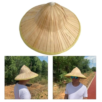 Ракита, бамбук сламена шапка за възрастни дишащи солнцезащитная шапка за риболов в открито Директен доставка
