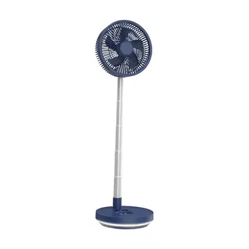 Сгъваем външен вентилатор Мълчанието с дистанционно управление Регулируема височина USB малък вентилатор настолен вентилатор за пътуване офис в закрито къмпинг на открито