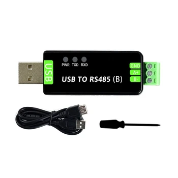 Сериен Конвертор Waveshare USB към RS485 Комуникационен модул RS485 300-921600 Бит/с Вградена схема за защита срещу електростатично разреждане R2LB