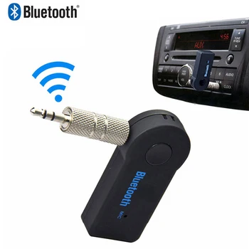 Слушалки A2dp, Домакин Безжичен Адаптер Bluetooth Приемник хендсфри 5.1 за слушалки, Адаптер радиоприемник 2-в-1, Aux, Авто Музикален Мини