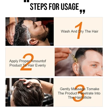 Спрейове за растежа на косата Джинджифил Essentials Продукти за мъже и жени Масло за бързо прераждане на косата и за лечение на кожата на главата Растежа на косата, Предпазва от косопад