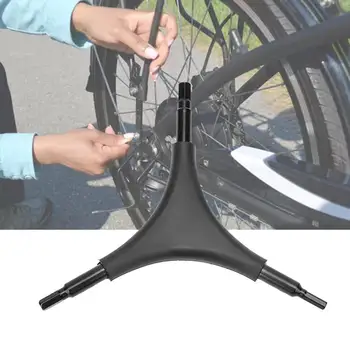 Стоманена тройничный ключ Y-образна форма, устойчив на абразия много издръжлив трипътен ключ за планински велосипед, инструменти за ремонт на велосипеди